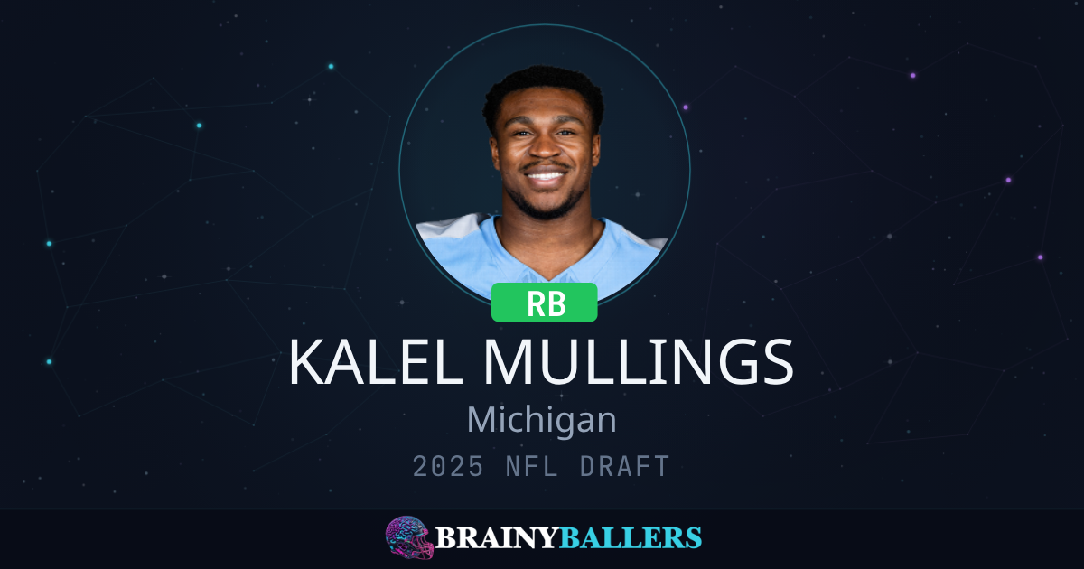 Kalel Mullings 2025 NFL Draft Profile & College Stats - BrainyBallers