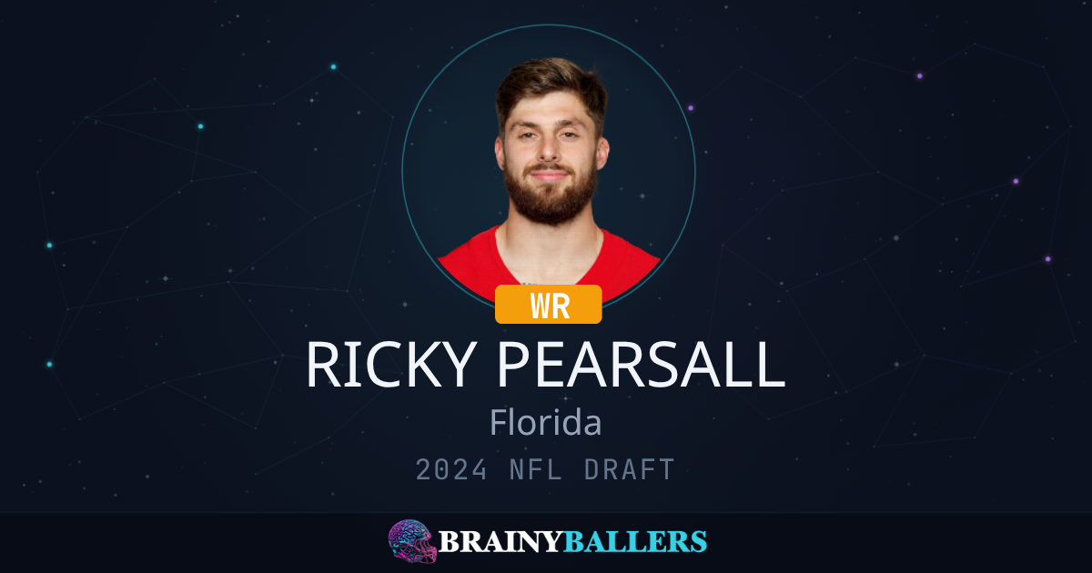 Ricky Pearsall 2024 NFL Draft Profile & College Stats - BrainyBallers